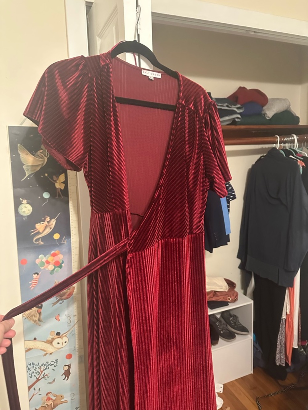 Baltic Born Velvet Wrap Dress
